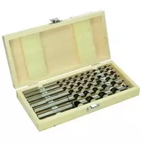 wood drill bit set in case 8 pcs (10/12/14/16/18/20)