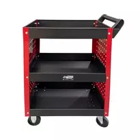 AW METAL WORKSHOP TROLLEY 3 LEVELS + PERFORATION