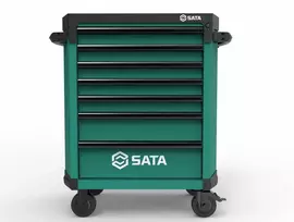 Workshop trolley 7-drawer ST95113G green