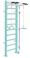 Medinė švediška gimnastikos sienelė SANRO SMILE turkio sp., 243x64cm