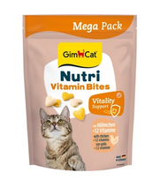 GIMCAT NUTRI VITAMIN BITES CHICKEN (su vitaminais ir vištiena) 425 G, 1 vnt.