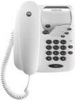 Motorola CT1 - Analoges Telefon - Kabelgebundenes Mobilteil - 20 Eintragungen - Schwarz (107CT1WHITE)