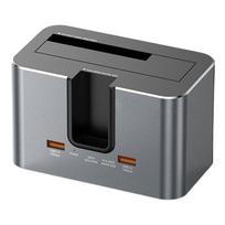 Dviejų diskų Docking Station M.2 SATA/ NVME, 2.5/3.5 SSD/HDD, 2x USB-A, USB-C