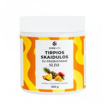 Tirpios skaidulos su probiotikais SLIM + mangų ir ananasų skonio, 300 g, SVEIKVITA
