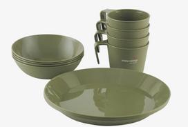 Turistinių indų komplektas Easy Camp Moss 4 Dine Set 680319