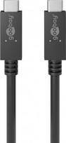 Usb-c 3.2 Gen2x2 100w 20gb/s Pd Laidas Goobay 1m