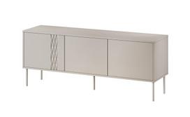 Halmar TRESSE 400080 Modernus smėlio spalvos TV staliukas, 150 cm