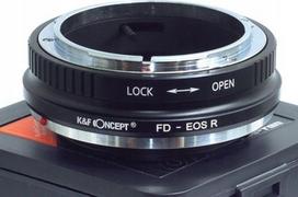 Adapter K&f Concept Canon Fd į Eos R (rf)