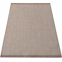 Dvipusis kilimas ZARA 14 Brown, 160X220 cm, tinka naudoti terasoje ar balkone