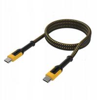 Dewalt Usb-c į Usb-c kabelis 1,2m, 100w, Kevlar armuotas