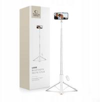 Tech-protect L09s Bluetooth selfie lazda-trikojis, baltas