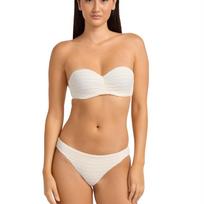 SEAFOLLY Mesh Effect Hipster maudymosi kostiumėlio kelnaitės Ecru