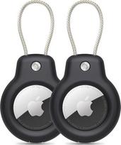 Tech-protect Rough Vein 2 vnt. dėklas Apple Airtag, juodas
