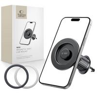 Telefono laikiklis Magnetinis automobilinis laikiklis Tech-protect N58 Magsafe juodas