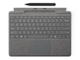 MICROSOFT Surface Pro Keyboard + Slim Pen QWERTY Nordic Cover Port Platinum