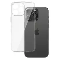 Toptel 2 mm transparent phone case for iPhone 15 Pro