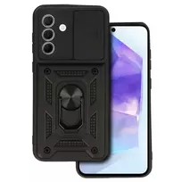 Toptel Slide Camera Armor Case for Samsung Galaxy A56 5G, Black