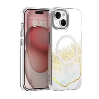 TFO Epoxy Mag phone case with MagSafe support for iPhone 15 white