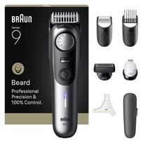 BRAUN BeardTrimmer 9 80789785 beard trimmer AC/Battery 20 2 cm Wet  AND  Dry Grey