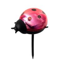 Įsmeigiamas LED lauko šviestuvas KAUFTEC LADYBUG, 1 LED, įkraunamas saulės energija,7x6x14cm, įv.sp.
