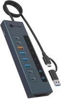 Raidsonic Icy Box USB Hub 11-in-1 USB-C Hub USB 3.2 Gen 2 PD | IB-HUB1742CR-C2PD IB-HUB1742CR-C2PD | 4250078174936
