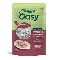 OASY Natury Soft Jelly Tuna with shrimp – šlapias kačių maistas – 70g