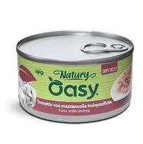 OASY Natury Soft Jelly Tuna with shrimp – šlapias kačių maistas – 150g