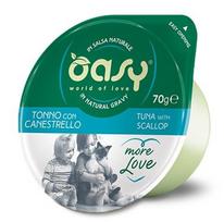 OASY More Love Tuna with scallop – šlapias kačių maistas – 70g