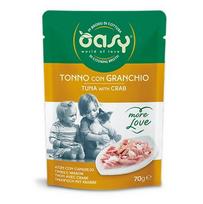 OASY More Love Tuna with crab – šlapias kačių maistas – 70g