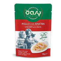 OASY More Love Chicken with duck – šlapias kačių maistas – 70g