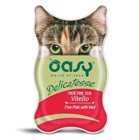 OASY Delicatesse Fine paté with Veal – šlapias kačių maistas – 85g