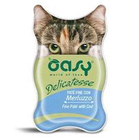 OASY Delicatesse Fine paté with Cod – šlapias kačių maistas – 85g