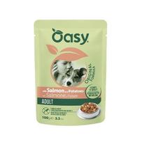 OASY Strips in Gravy Adult with Salmon and potatoes – drėgnas ėdalas šunims – 100g