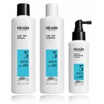Nioxin System 3 XXL rinkinys retėjantiems dažytiems plaukams (300 ml. šampūnas + 300 ml. kondicionierius + 100 ml. spec. priemonė) - 1 vnt.