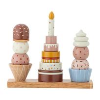 Iš medžio masyvo piramidė Celebrate – Bloomingville Mini