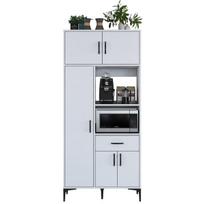 Virtuvės spintelė Hanah Home JE165-3279 balta, moderni, su stalčiais