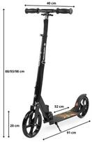 Sulankstomas miesto paspirtukas Hypermotion su 200 mm ratais, iki 100 kg
