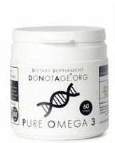 Pure Omega 3 – Koncentruoti žuvų taukai su EPR ir DHR trigliceridų formoje | DoNotAge | 60 kaps.