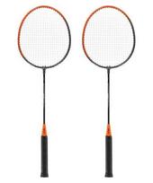 Badmintono rinkinys Nils NRZ005 Steel, 2 raketės, dėklas