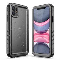 Atsparus vandeniui dėklas SHELLBOX DOT IPHONE 11 juodas