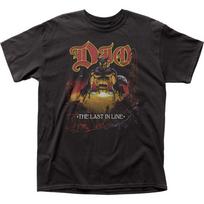DIO Paskutinis eilėje Roko N Rolo Muzikos Grupė Retro Unisex Marškinėliai S