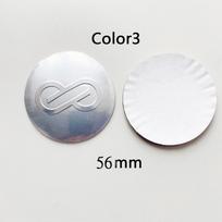 4 vnt / siunta 45 mm 56 mm 65 mm automobilio rato centrinio stebulės dangtelio ženklelio lipdukai color 3