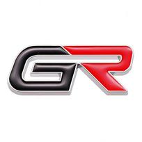 3D Metalinis GR Automobilio Priekinės Grotelės Emblema Ženklelis Galinės Bagažinės Lipdukas Decal Skirtas GR Gazoo Sport C-HR RAV4 Mirai Avensis Prado Prius 1#