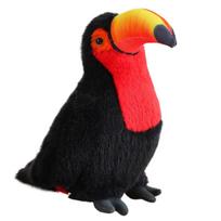 20/30/40CM Imitaciniai Toco Toucano Pliušiniai Žaislai Mielas Ramphastos Toco Kimštas Animacinis Paukščio Lėlės Mielas Namų Dekoras Dovanos 20cm raudona