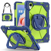 Huawei MatePad 11.5 S. 360° besisukantis rankenos stovas, tvirtas apsauginis stovas, TPU + PC, 3in1, smūgiams atsparus planšetinių kompiuterių dėklas Huawei MatePad 11.5 S tamsiai mėlyna spalva