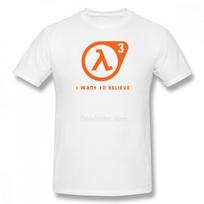 Half Life Marškinėliai Half Life 3 Aš Noriu Tikėti Marškinėliai 100 Procentų Medvilnė Mieli Marškinėliai Pagrindiniai XXX Trumpomis Rankovėmis Vyriški Marškinėliai S
