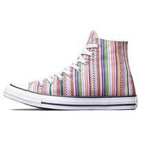 Converse All Star Patogūs Kasdieniai Aukštakulniai Drobės Batai Vaivorykštės Juostelės Unisex Sportbačiai 168279C 35
