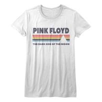 Pink Floyd Prism Dark Side of the Moon Womens T Shirt Rock Band Album DSOTM Top L