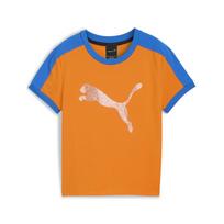 Puma X Fenty Bendradarbiavimo T7 Slim Fit Cirkonio Akmenukų Spalvų Bloko Sportiniai Trumpomis Rankovėmis Marškinėliai Moteriški Viršutiniai Drabužiai 636184-45 M