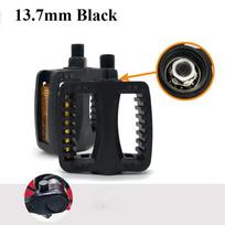 Neslystanti pėdos pedalų platforma Itin lengvas vaikiško dviračio pedalas Nauji vaikiško dviračio pedalai Dviračių priedai 12.4mm Black